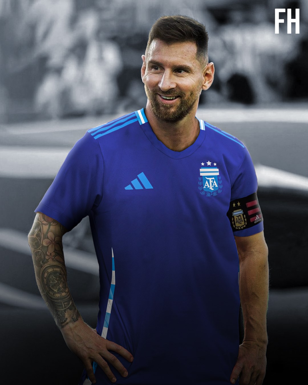 Se filtró la camiseta que la Selección Argentina usaría en la Copa