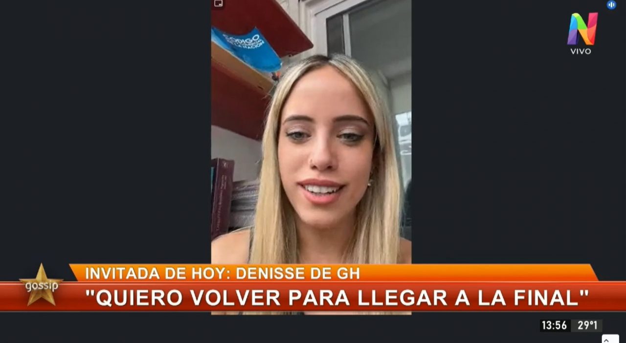 Denisse de Gran Hermano en exclusivo para Gossip: “Volver al reality y  llegar a la final sería un gran logro personal”