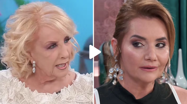 El particular obsequio de Nancy Pazos que descolocó a Mirtha Legrand: "Te lo quiero abrir yo misma"