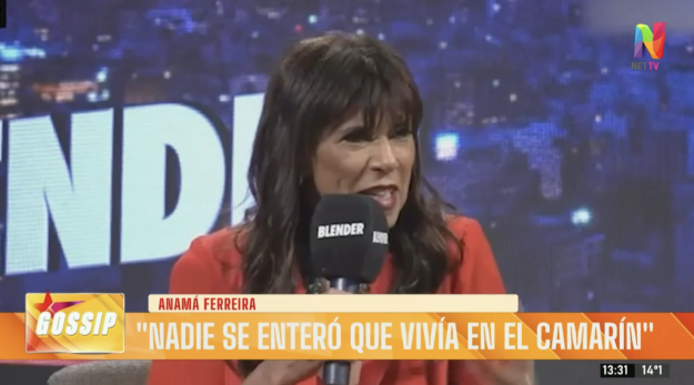 Anamá Ferreira reveló el insólito motivo por el que vivió en un camarín de ATC durante cuatro años